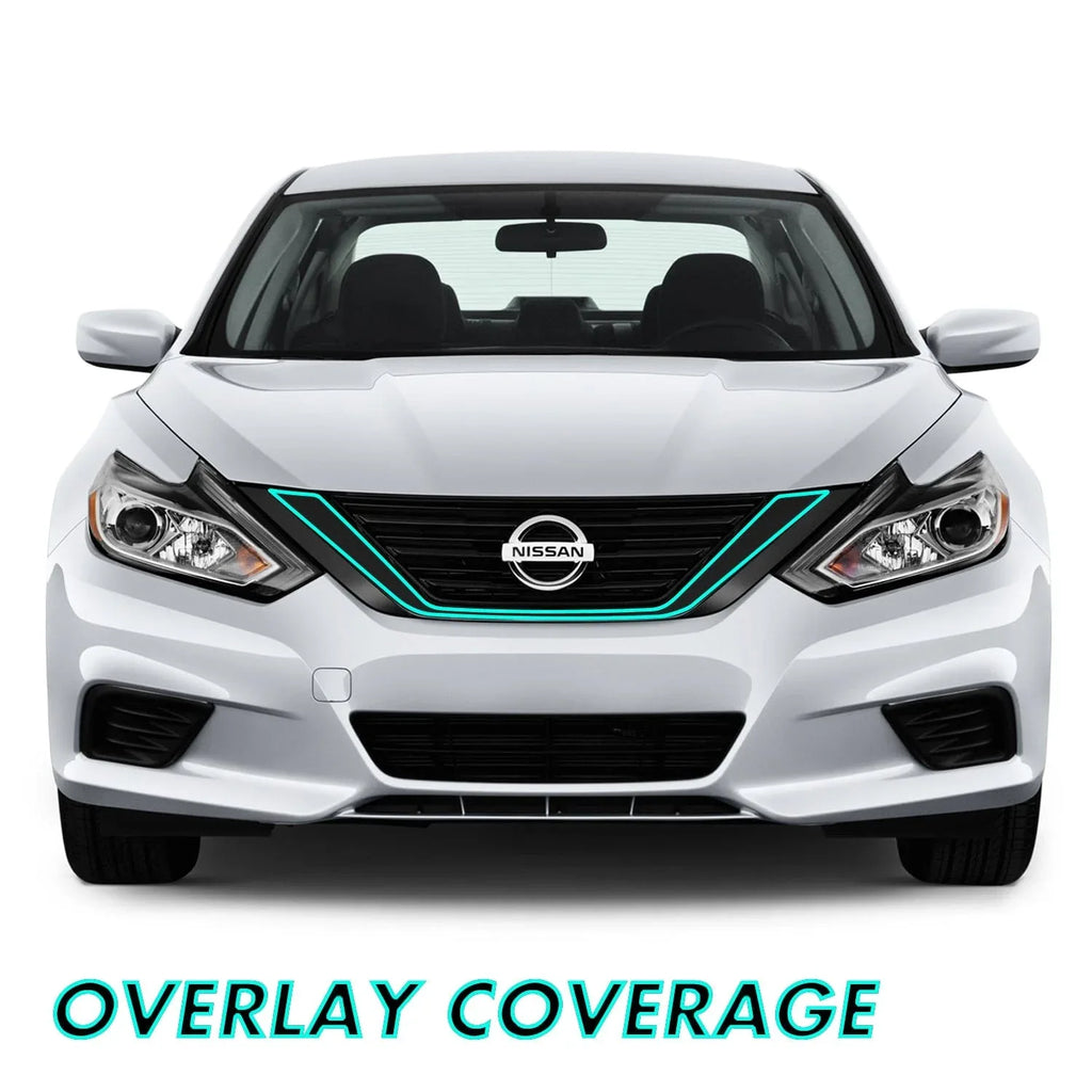 2016-2018 Nissan Altima | Front Grill Trim Chrome Delete PreCut Vinyl Wrap