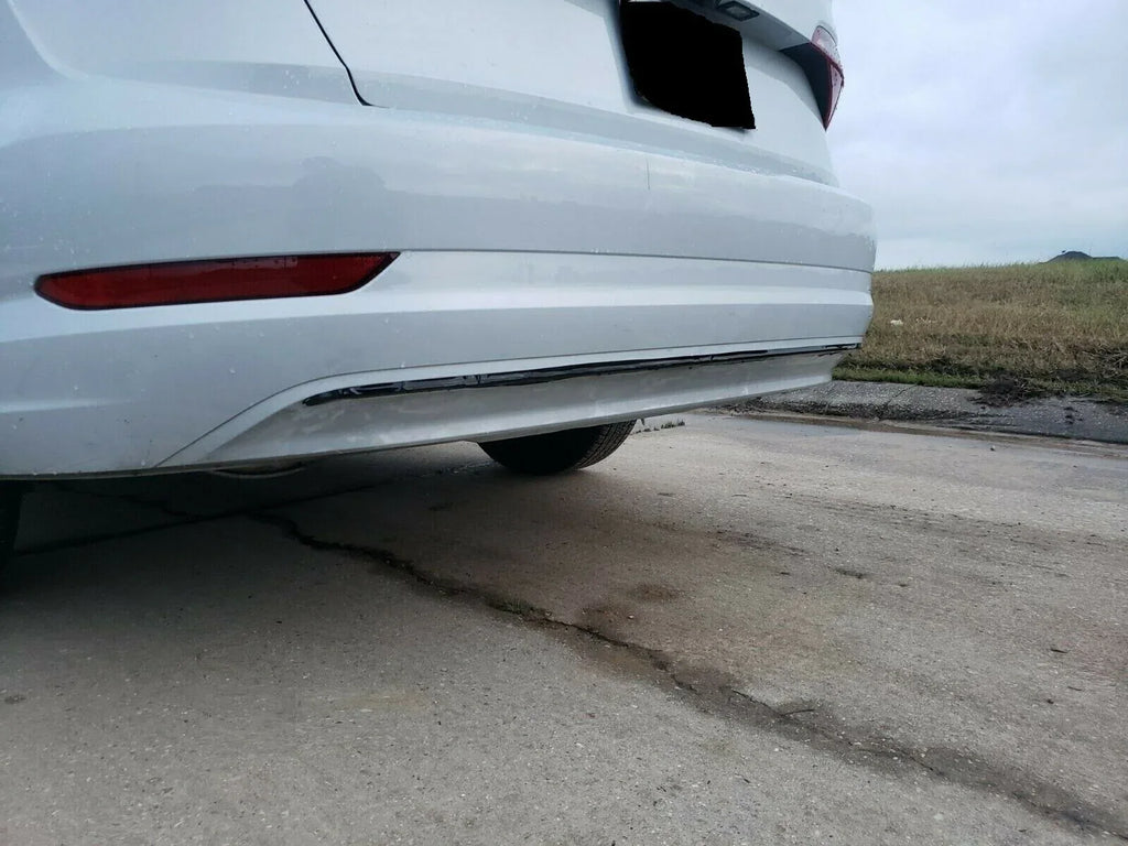 2019-2021 Volkswagen Jetta | Rear Bumper Diffuser Trim Chrome Delete PreCut Vinyl Wrap