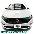 2019-2021 Volkswagen Jetta R-Line | Front Grill Trim Chrome Delete PreCut Vinyl Wrap