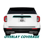 2020-2023 Ford Explorer | Tailgate Trim Chrome Delete PreCut Vinyl Wrap
