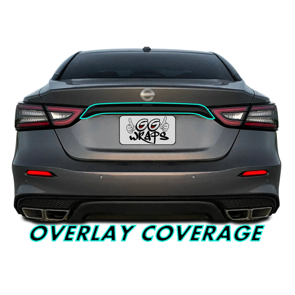 2016-2023 Nissan Maxima | Rear Trunk Trim Chrome Delete PreCut Vinyl Wrap
