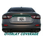 2016-2023 Nissan Maxima | Rear Trunk Trim Chrome Delete PreCut Vinyl Wrap