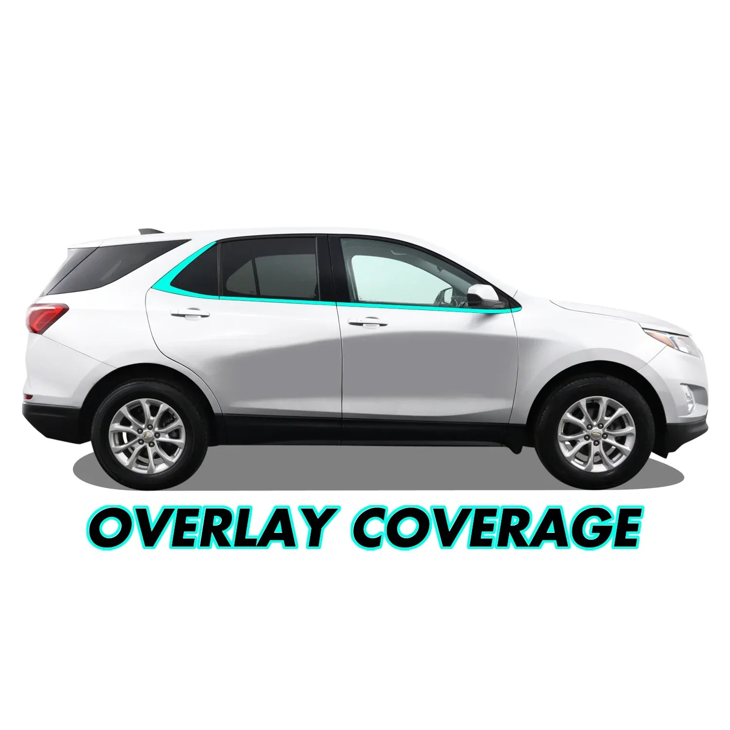 2018-2024 Chevrolet Equinox | Window Trim Chrome Delete PreCut Vinyl Wrap
