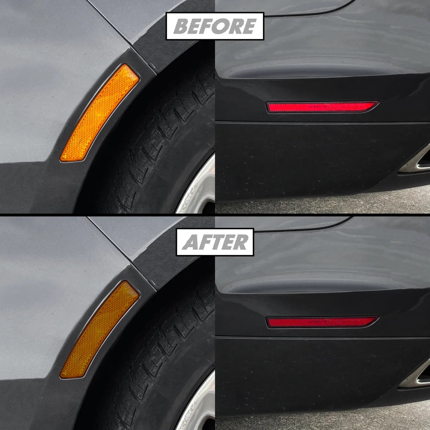 2013-2020 Lincoln MKZ | Side Marker PreCut Tint Overlays