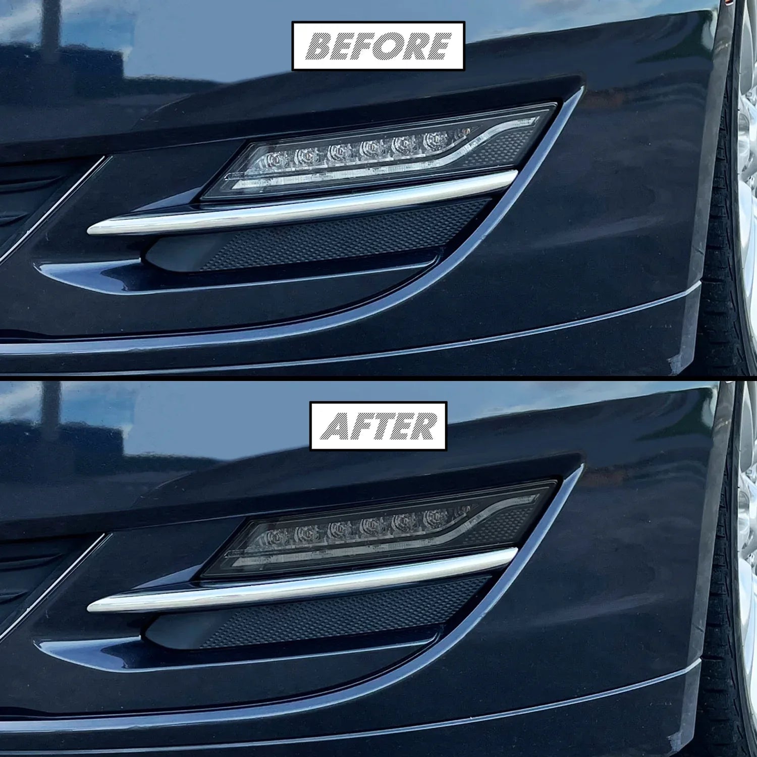 2013-2016 Lincoln MKZ | Fog Light PreCut Tint Overlays