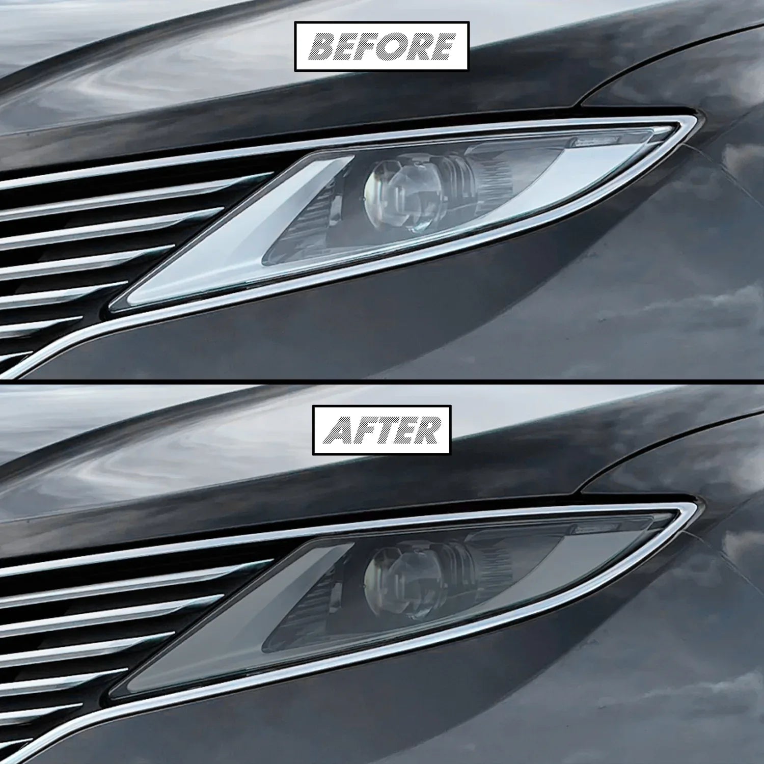 2013-2016 Lincoln MKZ | Headlight PreCut Tint Overlays