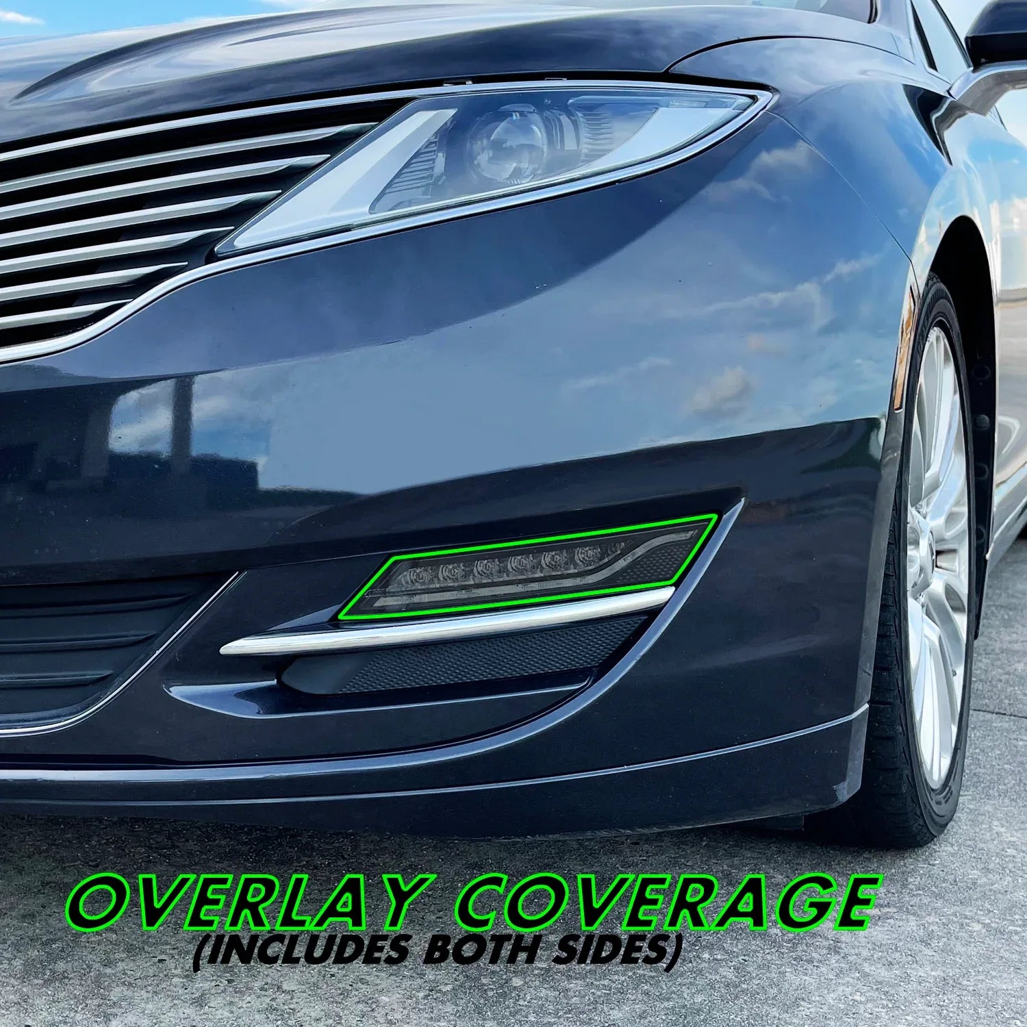 2013-2016 Lincoln MKZ | Fog Light PreCut Tint Overlays