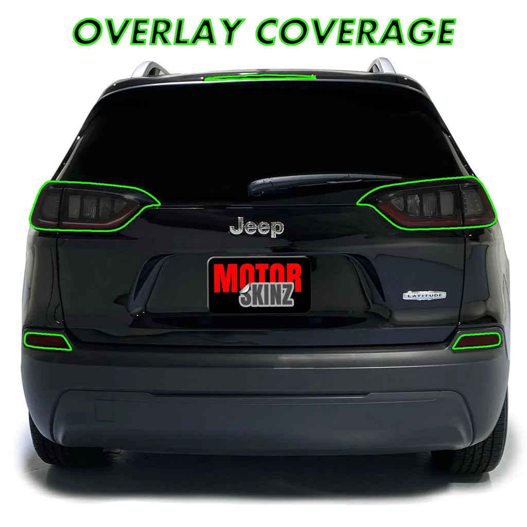 2019-2022 Jeep Cherokee | Tail Light PreCut Tint Overlays