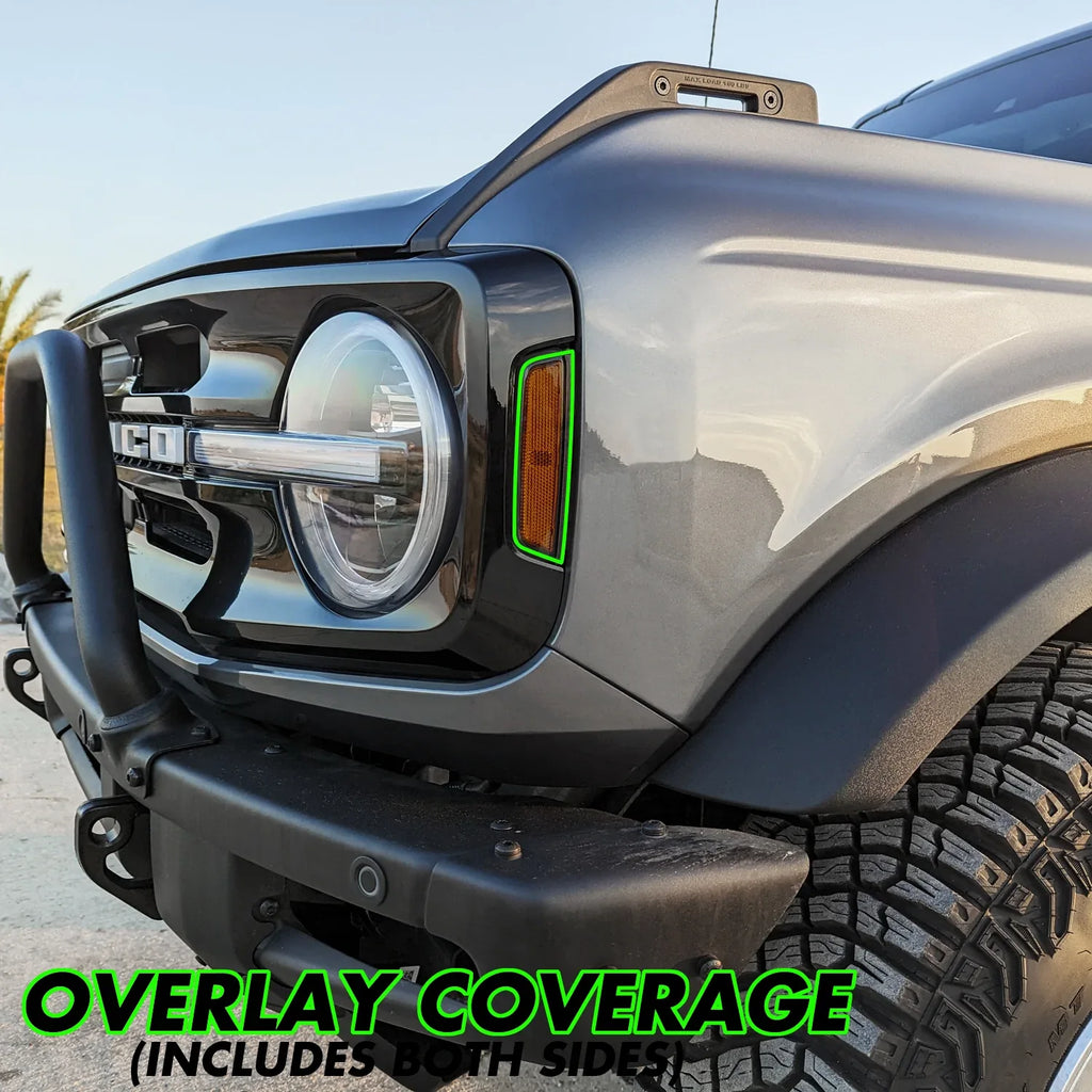 2021-2023 Ford Bronco | Side Marker PreCut Tint Overlays