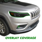 2019-2023 Jeep Cherokee | Headlight PreCut Tint Overlays