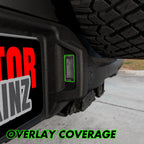 2021-2026 Ford Bronco | License Plate Light PreCut Tint Overlays