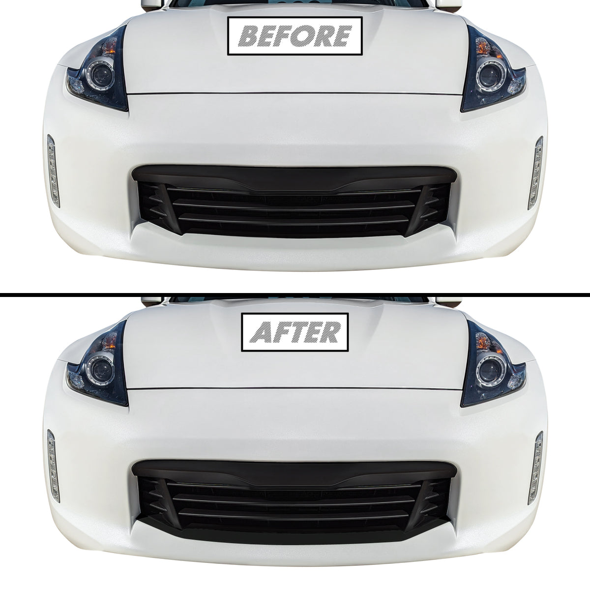 2009-2021 Nissan 370Z | Front Bumper Lower Lip PreCut Vinyl Wrap