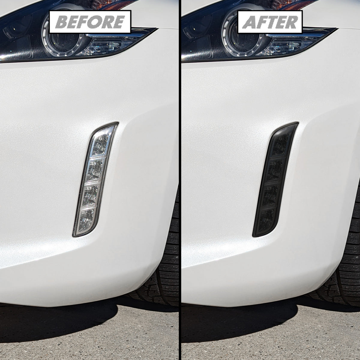 2009-2021 Nissan 370Z | Fog Light DRL PreCut Tint Overlays