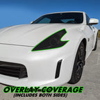 2009-2021 Nissan 370Z | Headlight PreCut Tint Overlays