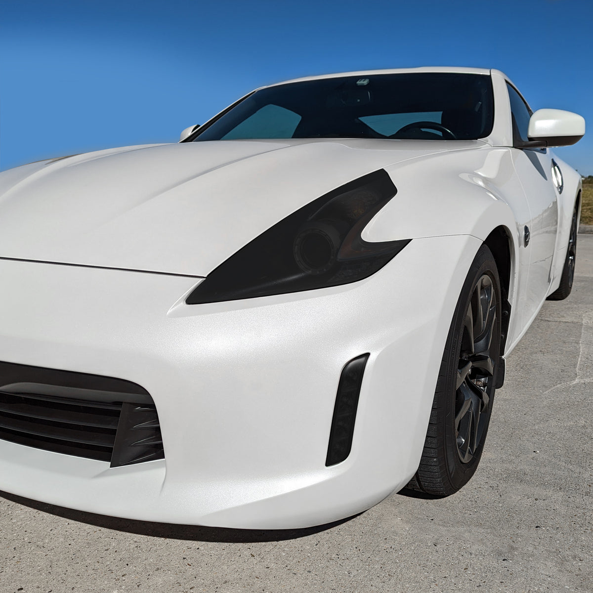 2009-2021 Nissan 370Z | Headlight PreCut Tint Overlays