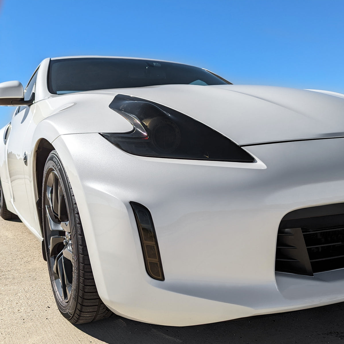 2009-2021 Nissan 370Z | Headlight PreCut Tint Overlays