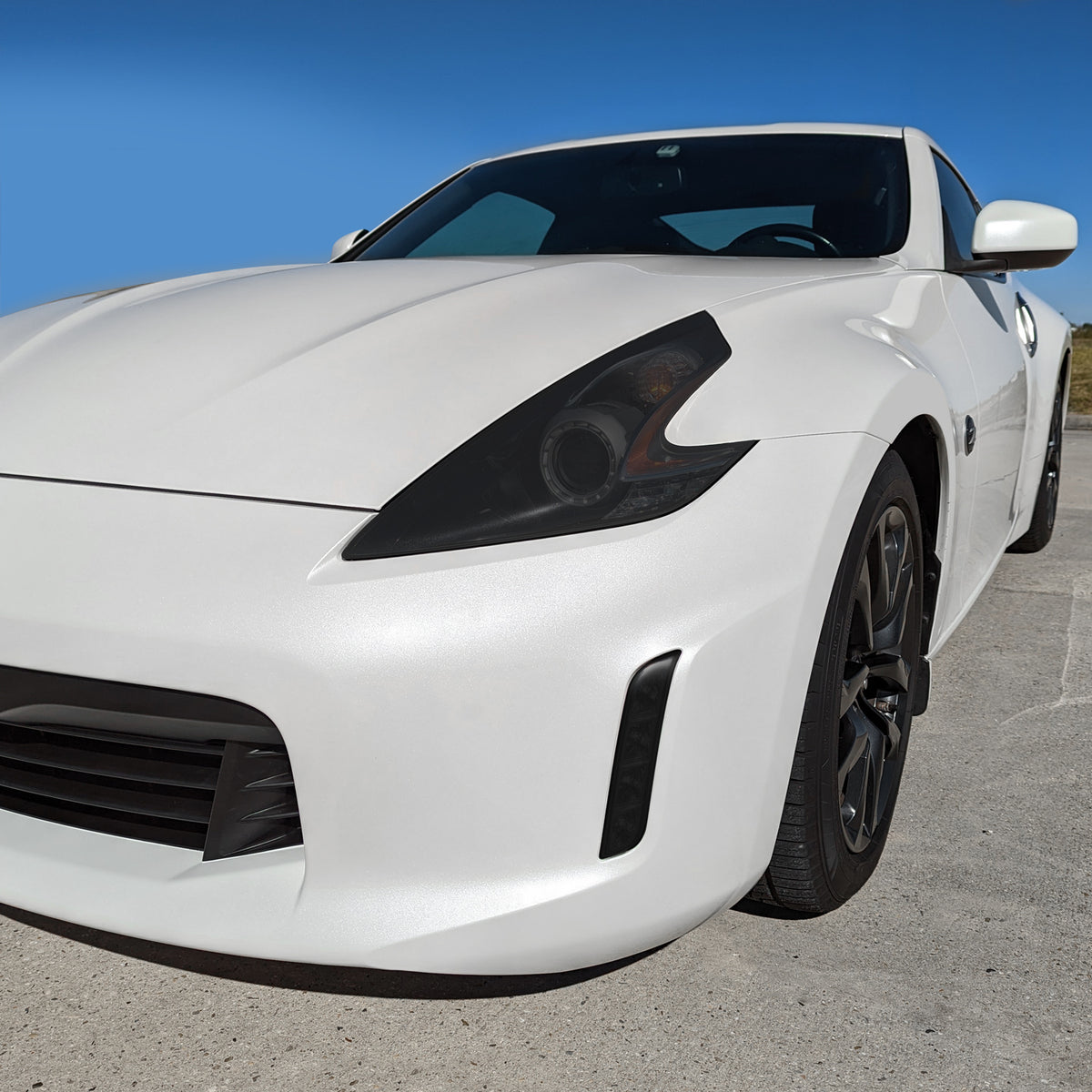 2009-2021 Nissan 370Z | Headlight PreCut Tint Overlays