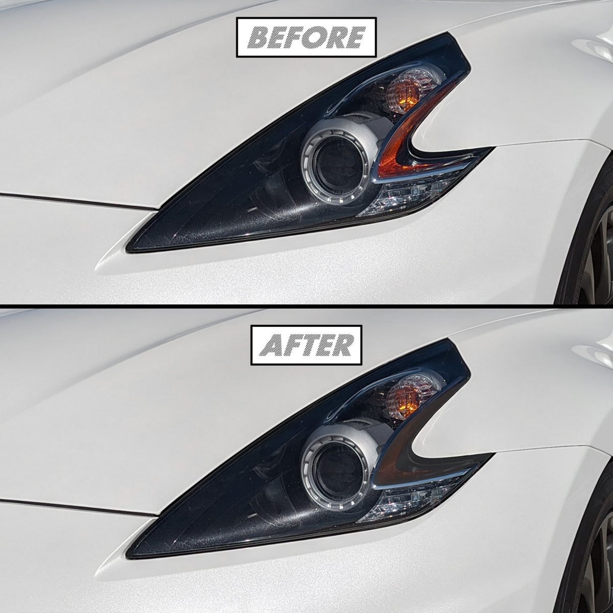 2009-2021 Nissan 370Z | Headlight Side Marker PreCut Vinyl Overlays