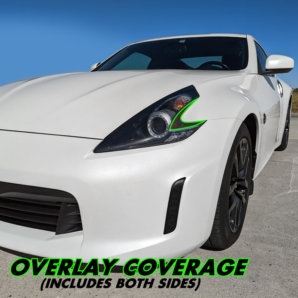 2009-2021 Nissan 370Z | Headlight Side Marker PreCut Vinyl Overlays