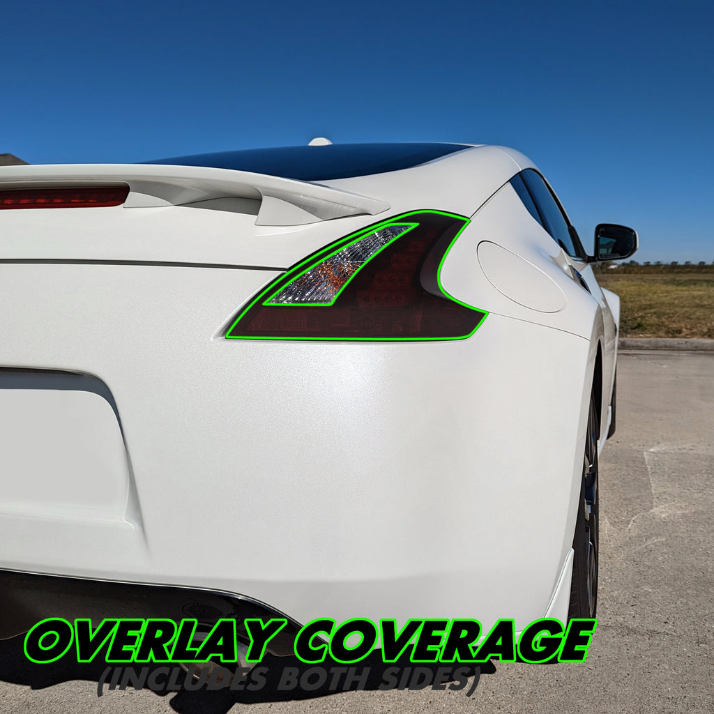 2009-2021 Nissan 370Z | Tail Light Cutout PreCut Tint Overlays