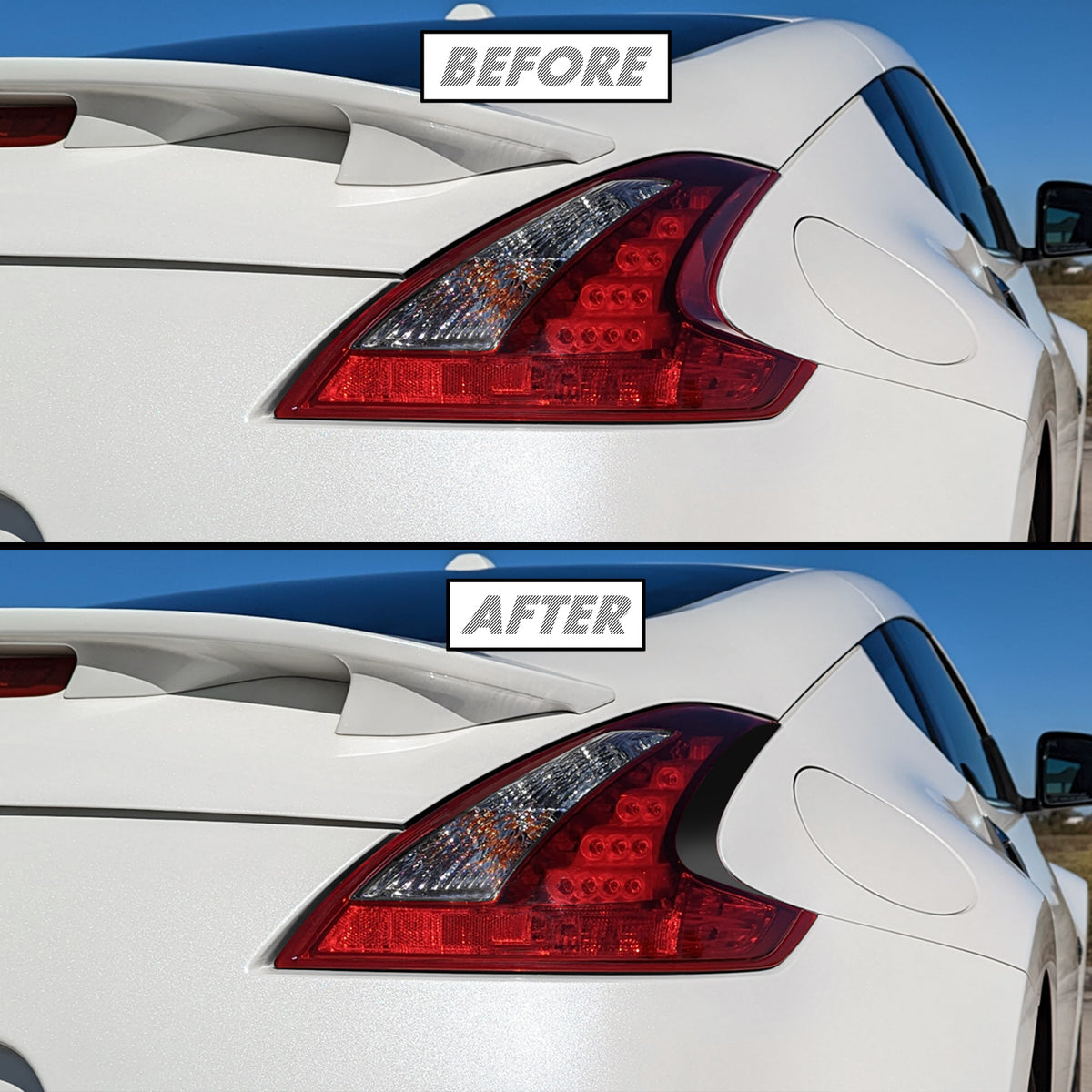 2009-2021 Nissan 370Z | Tail Light Side Marker PreCut Tint Overlays