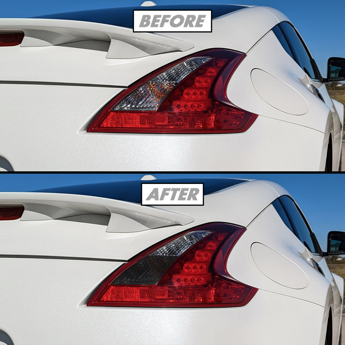 2009-2021 Nissan 370Z | Tail Light Turn Signal PreCut Tint Overlays