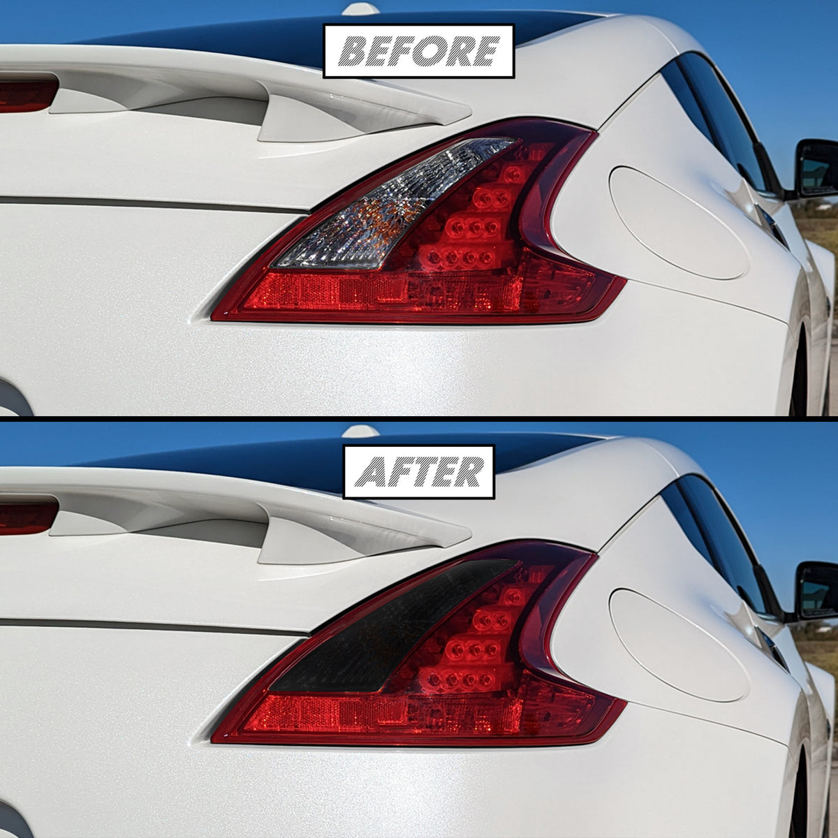 2009-2021 Nissan 370Z | Turn Signal & Reverse Light PreCut Tint Overlays