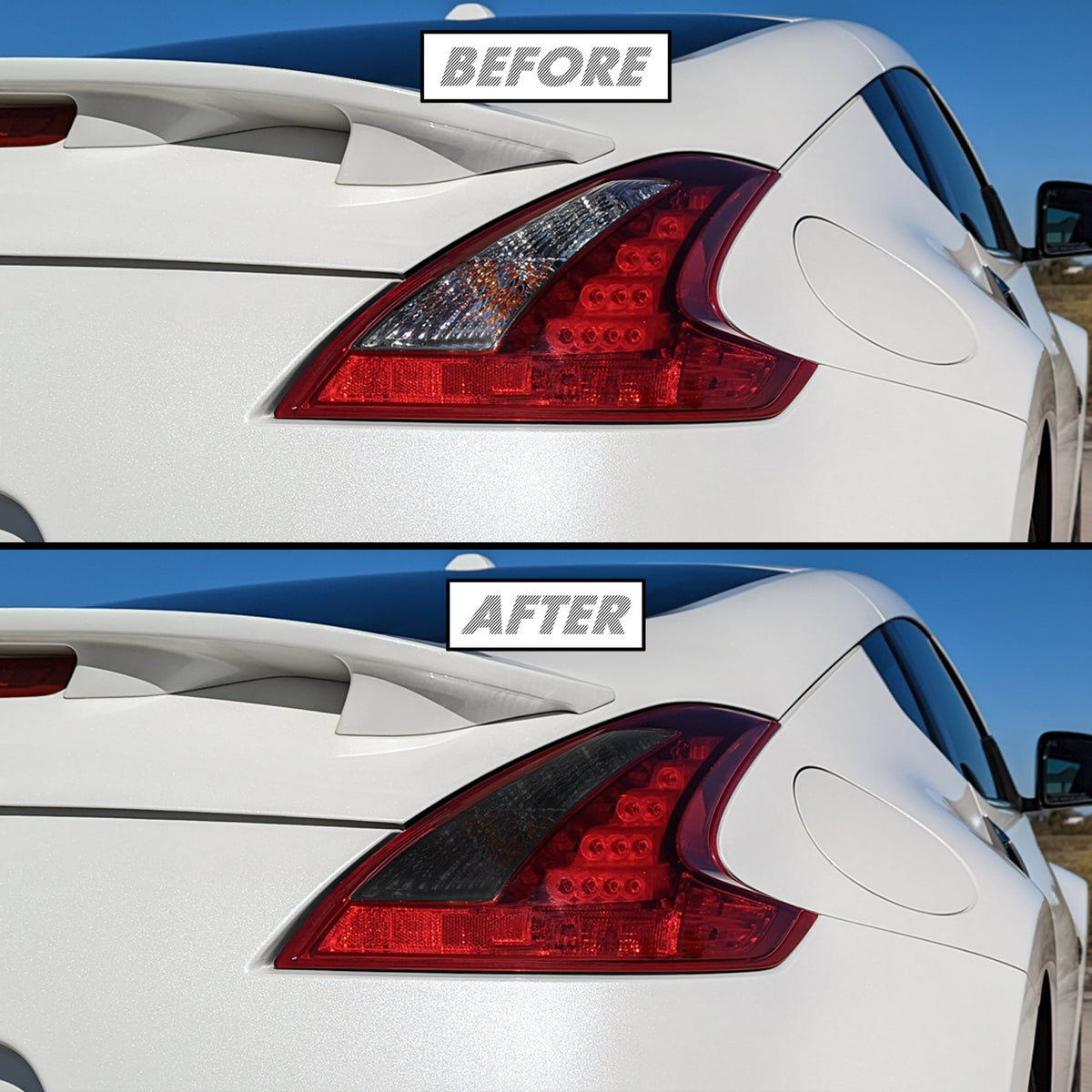 2009-2021 Nissan 370Z | Turn Signal & Reverse Light PreCut Tint Overlays