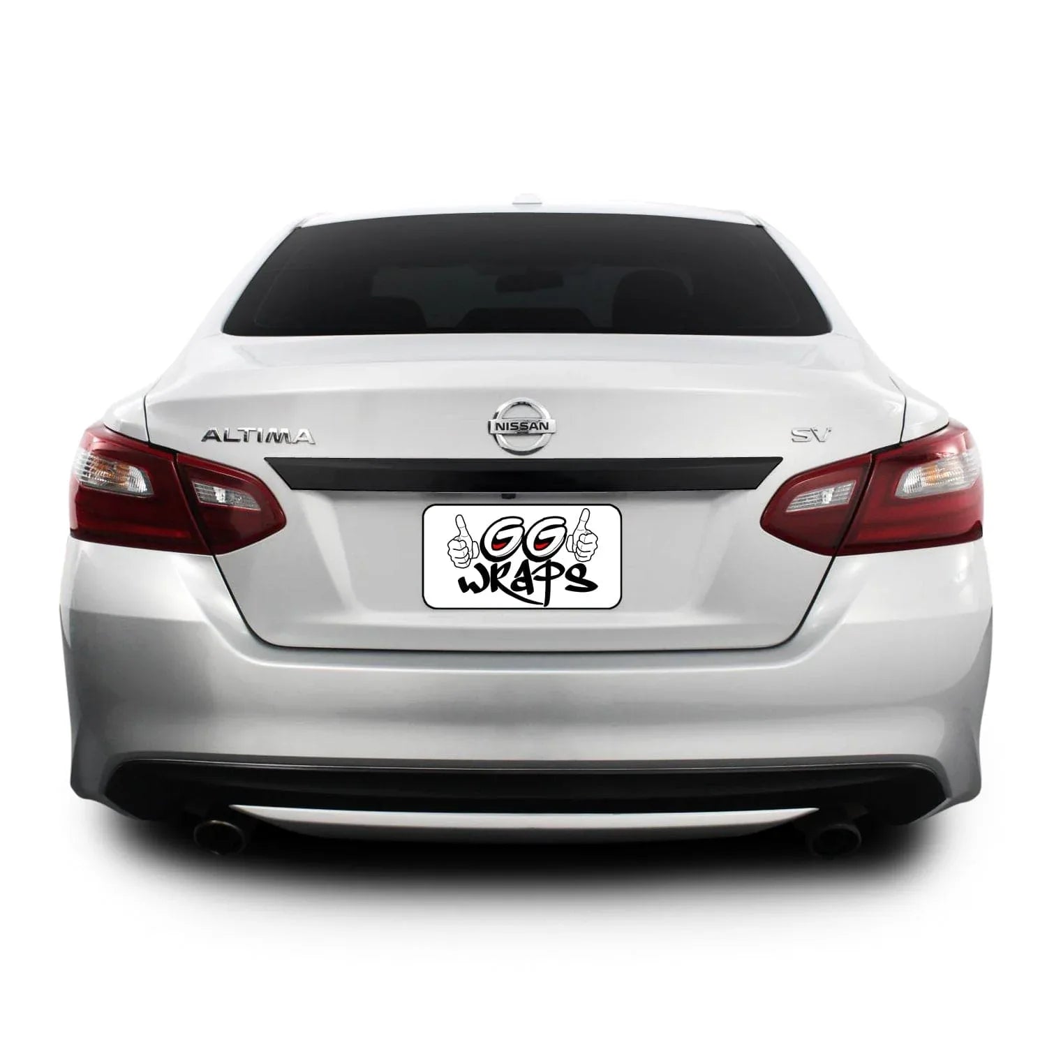 2016-2018 Nissan Altima | Rear Trunk Trim Chrome Delete PreCut Vinyl Wrap