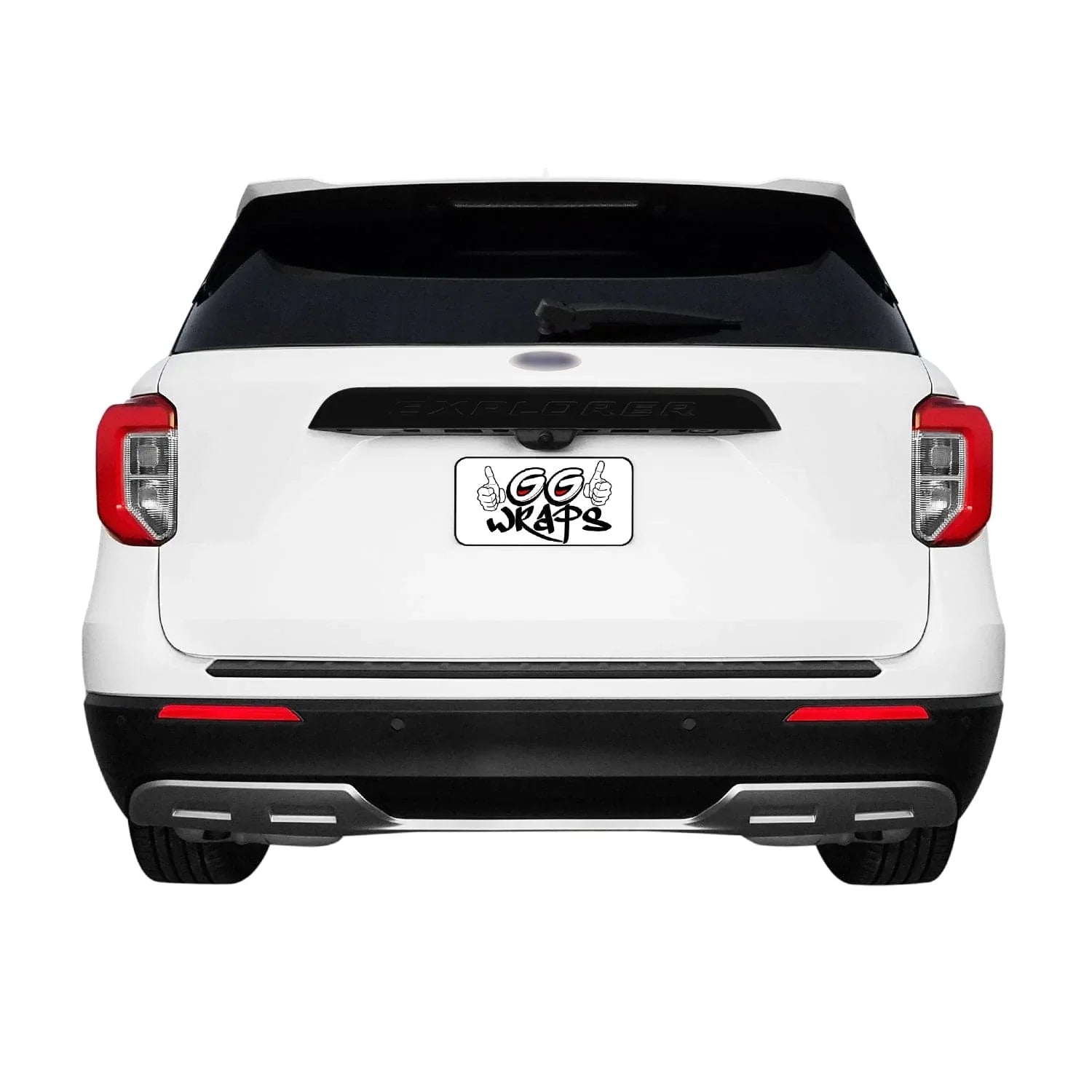 2020-2023 Ford Explorer | Tailgate Trim Chrome Delete PreCut Vinyl Wrap