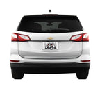 2018-2021 Chevrolet Equinox | Rear Bumper Trim Chrome Delete PreCut Vinyl Wrap