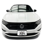 2019-2021 Volkswagen Jetta R-Line | Front Grill Trim Chrome Delete PreCut Vinyl Wrap