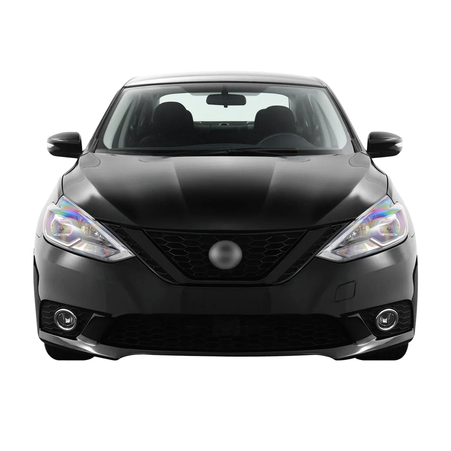 2016-2019 Nissan Sentra | Front Grill Trim Chrome Delete PreCut Vinyl Wrap