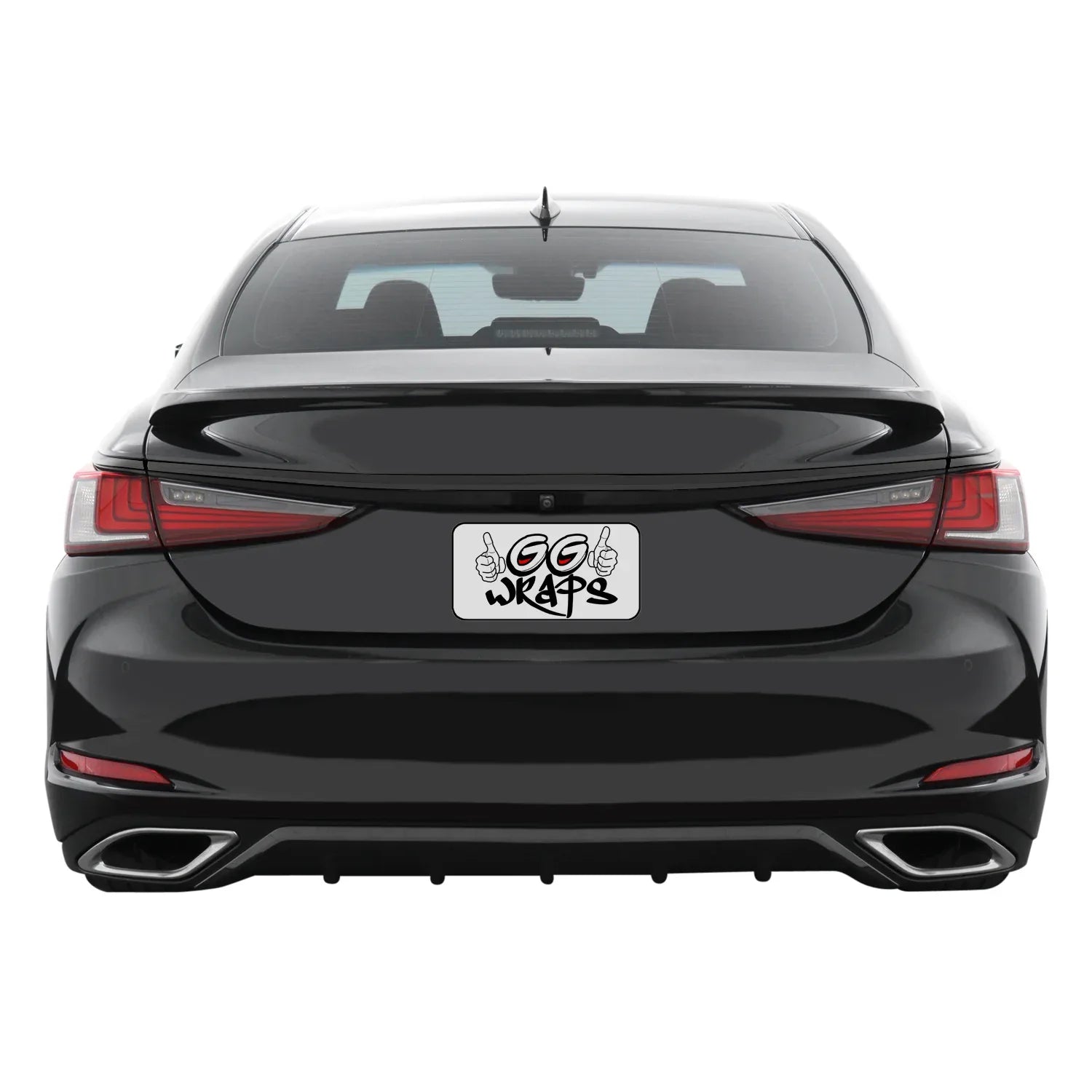2019-2023 Lexus ES | Rear Trunk Trim Chrome Delete PreCut Vinyl Wrap