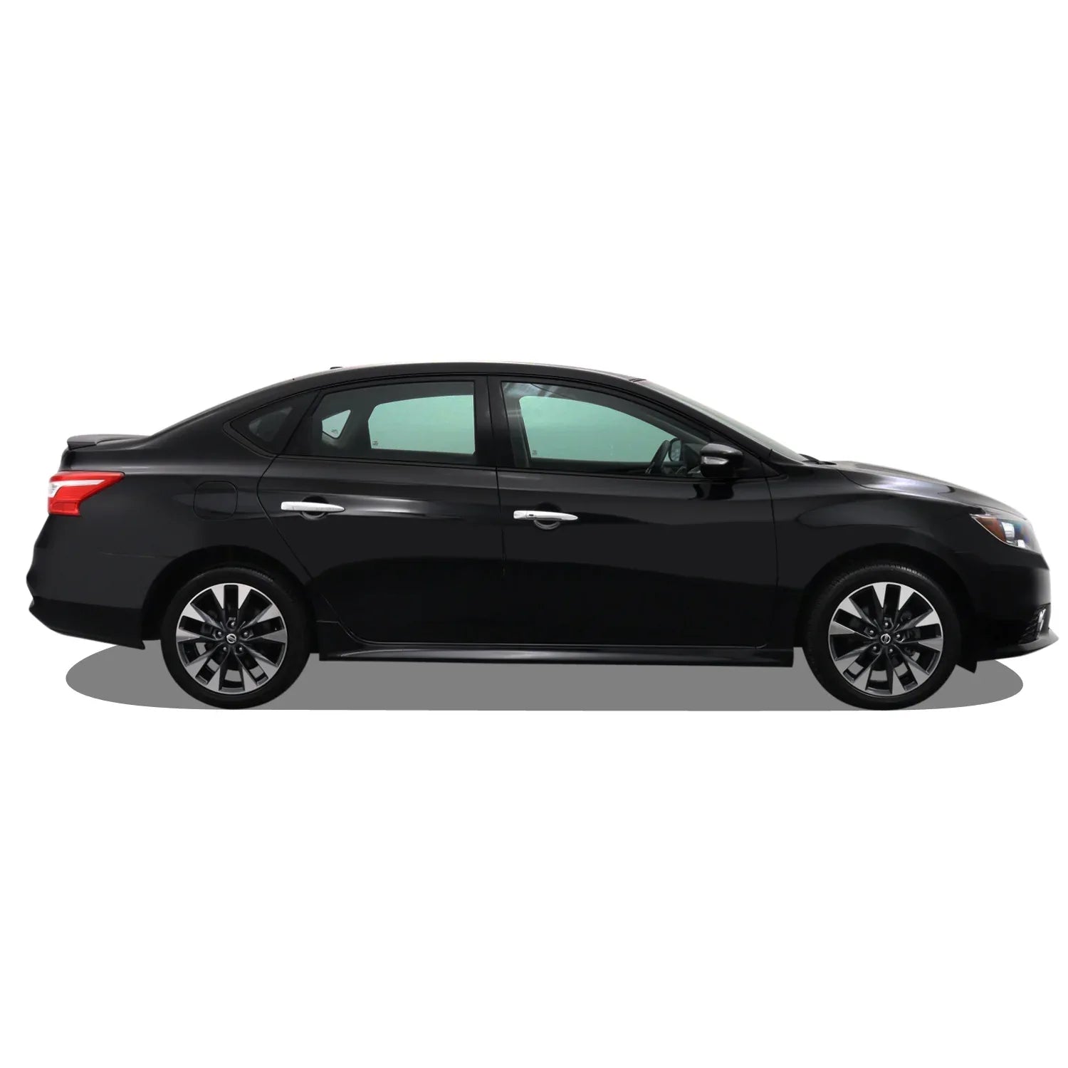 2013-2019 Nissan Sentra | Window Trim Chrome Delete PreCut Vinyl Wrap