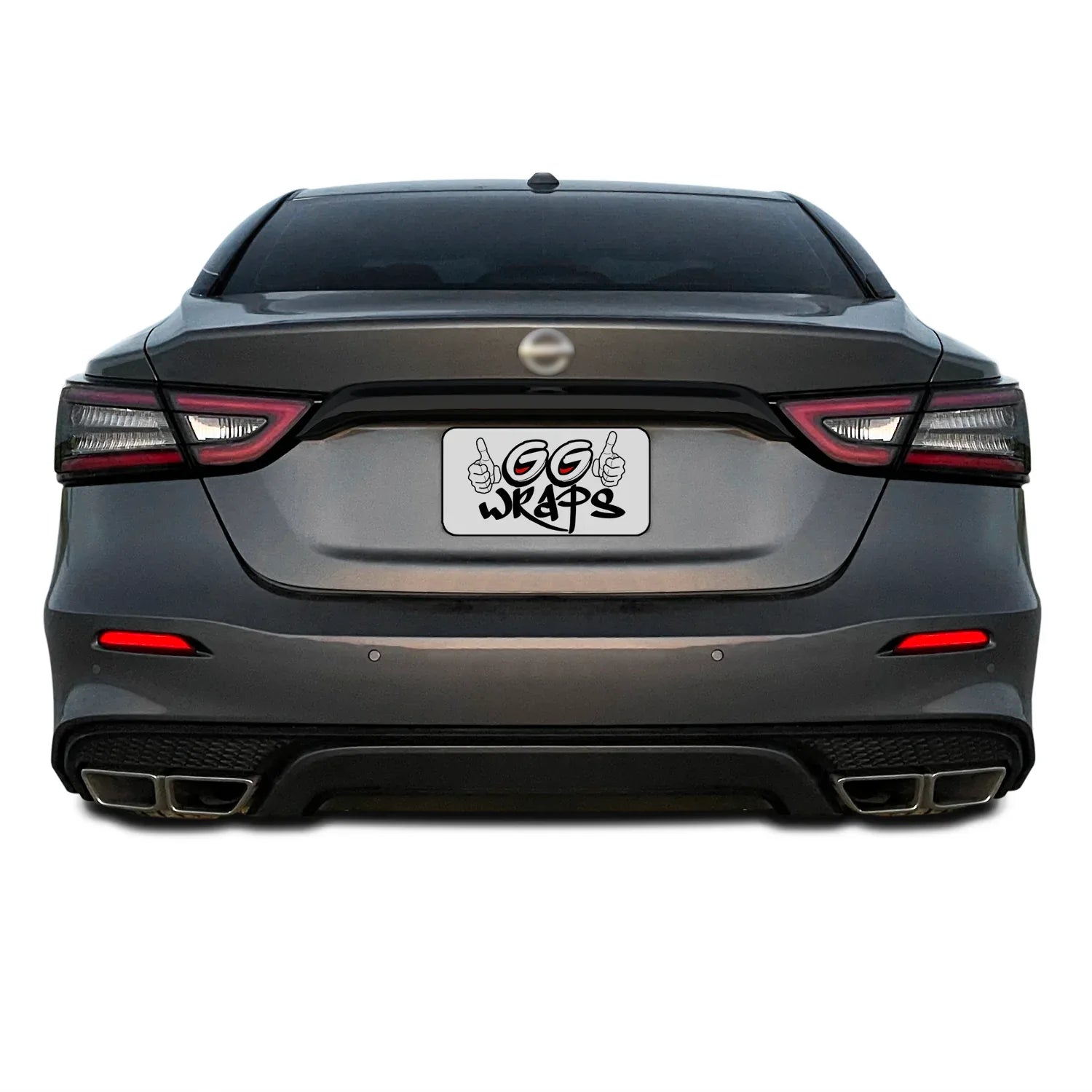 2016-2023 Nissan Maxima | Rear Trunk Trim Chrome Delete PreCut Vinyl Wrap