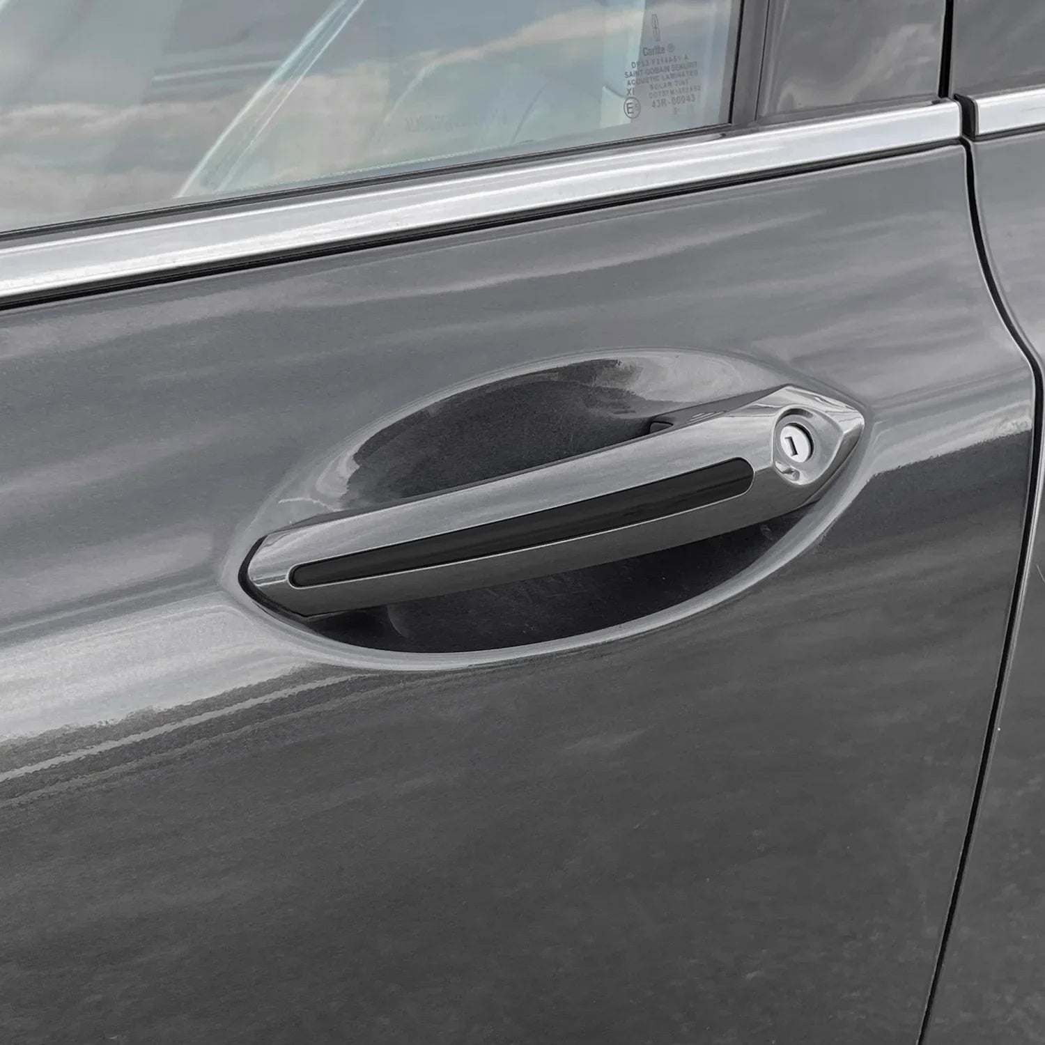 2013-2020 Lincoln MKZ | Door Handle Chrome Delete PreCut Vinyl Wrap