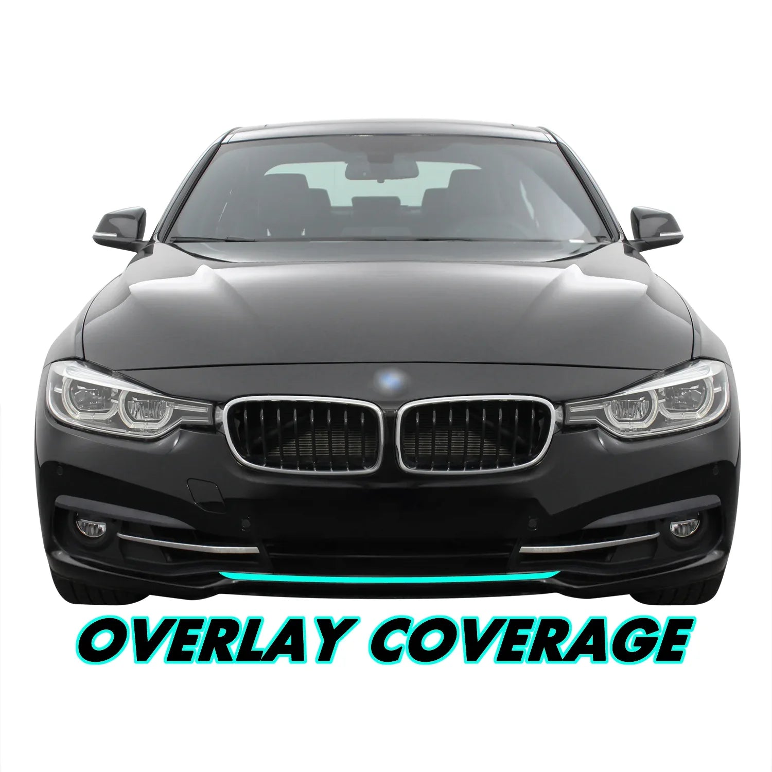 2012-2018 BMW 3 Series F30 Sedan | Front Bumper Lower Lip PreCut Vinyl Wrap