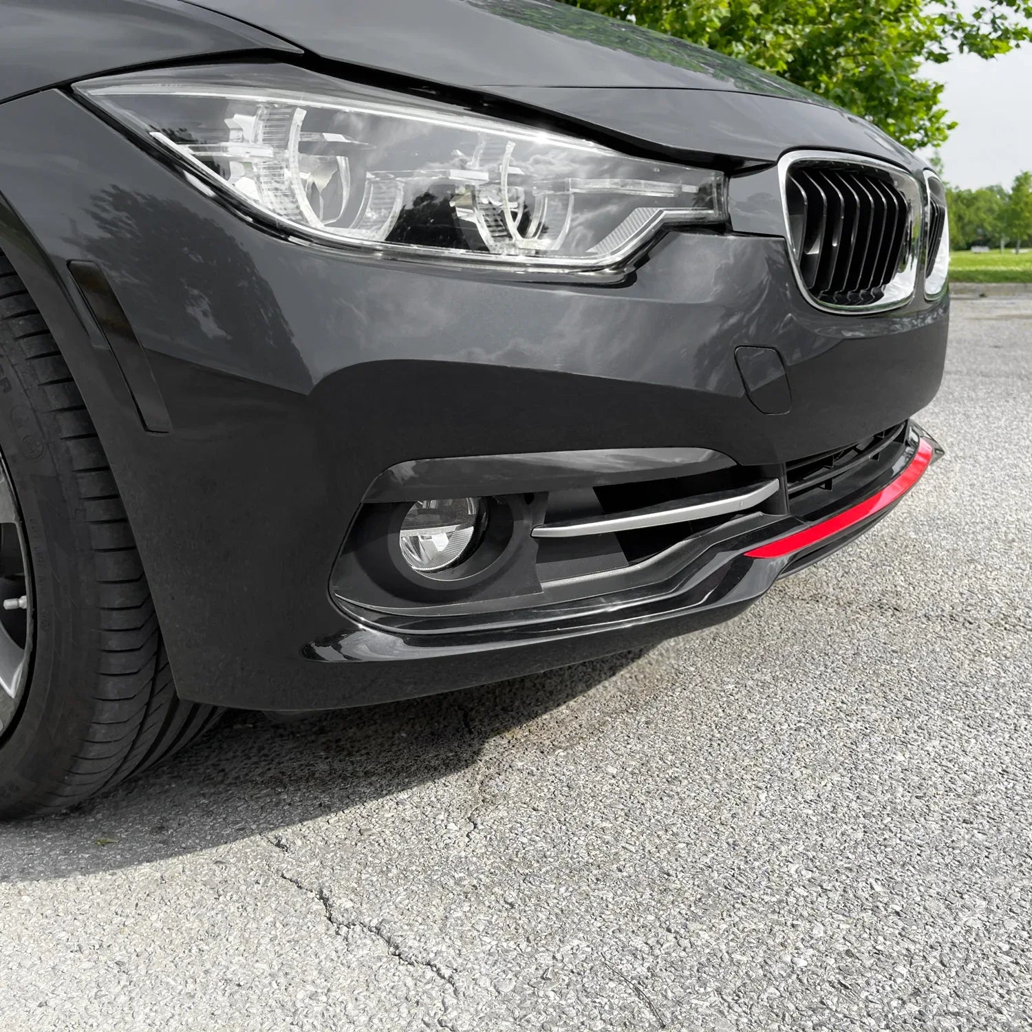 2012-2018 BMW 3 Series F30 Sedan | Front Bumper Lower Lip PreCut Vinyl Wrap