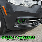 2012-2018 BMW 3 Series F30 Sedan | Fog Light PreCut Tint Overlays