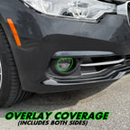 2012-2018 BMW 3 Series F30 Sedan | Fog Light PreCut Tint Overlays