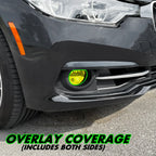 2012-2018 BMW 3 Series F30 Sedan | Fog Light PreCut Tint Overlays