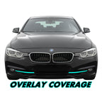 2012-2018 BMW 3 Series F30 Sedan | Fog Light Trim Chrome Delete PreCut Vinyl Wrap