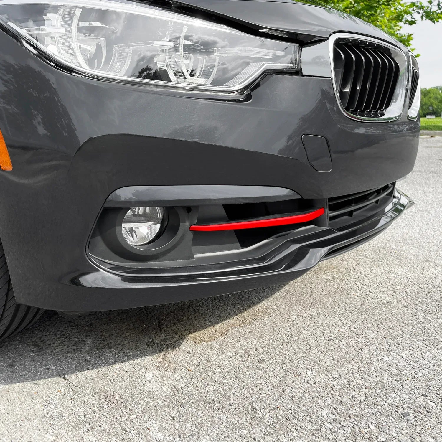 2012-2018 BMW 3 Series F30 Sedan | Fog Light Trim Chrome Delete PreCut Vinyl Wrap