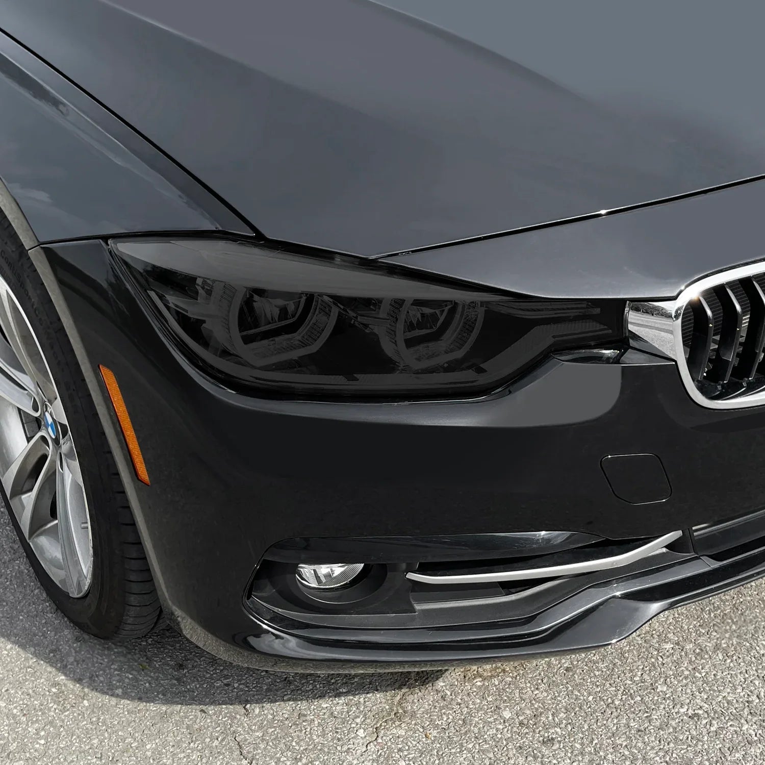 2012-2018 BMW 3 Series F30 Sedan | Headlight PreCut Tint Overlays