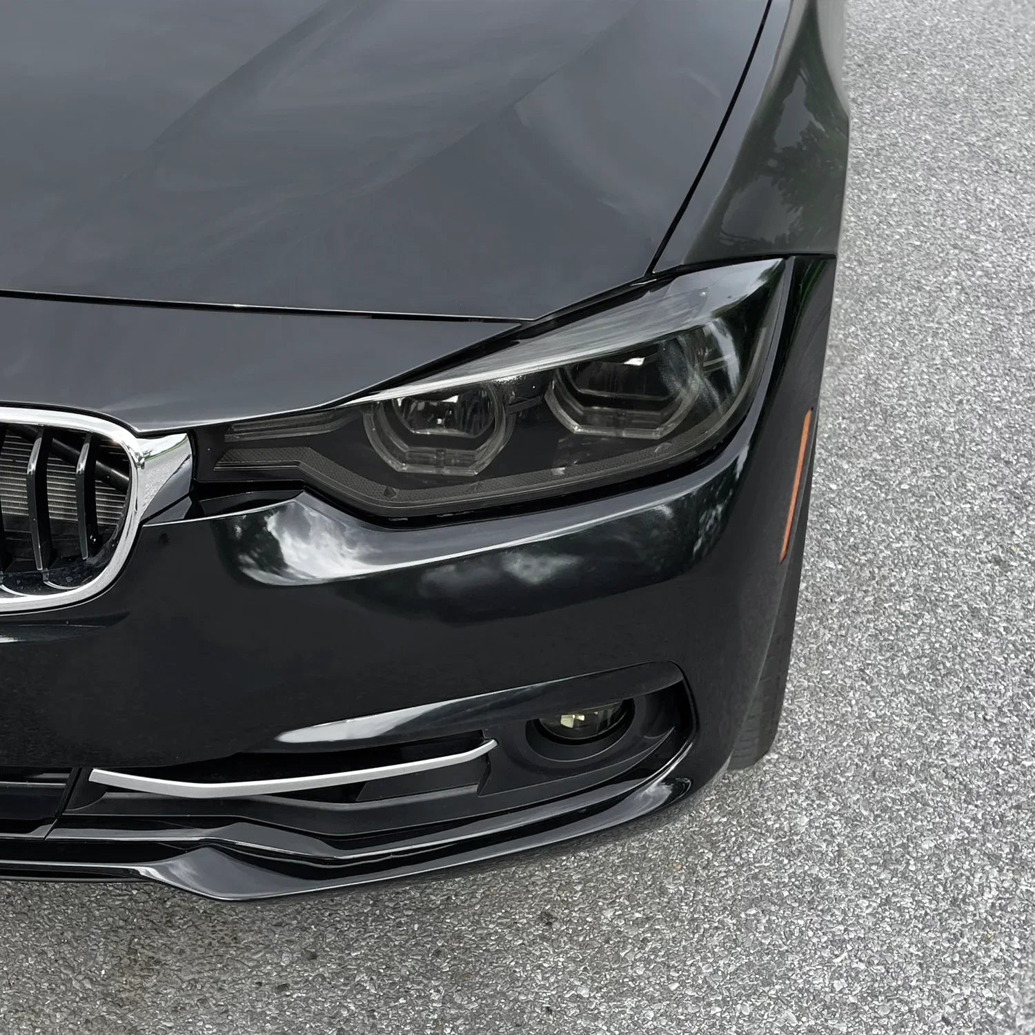 2012-2018 BMW 3 Series F30 Sedan | Headlight PreCut Tint Overlays