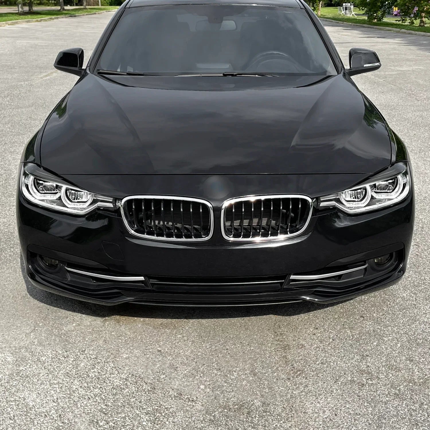 2012-2018 BMW 3 Series F30 Sedan | Headlight Eyelid PreCut Vinyl Overlays