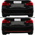 2012-2018 BMW 3 Series F30 Sedan | Rear Bumper Trim PreCut Vinyl Wrap
