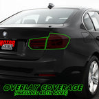 2012-2018 BMW 3 Series F30 Sedan | Tail Light PreCut Tint Overlays