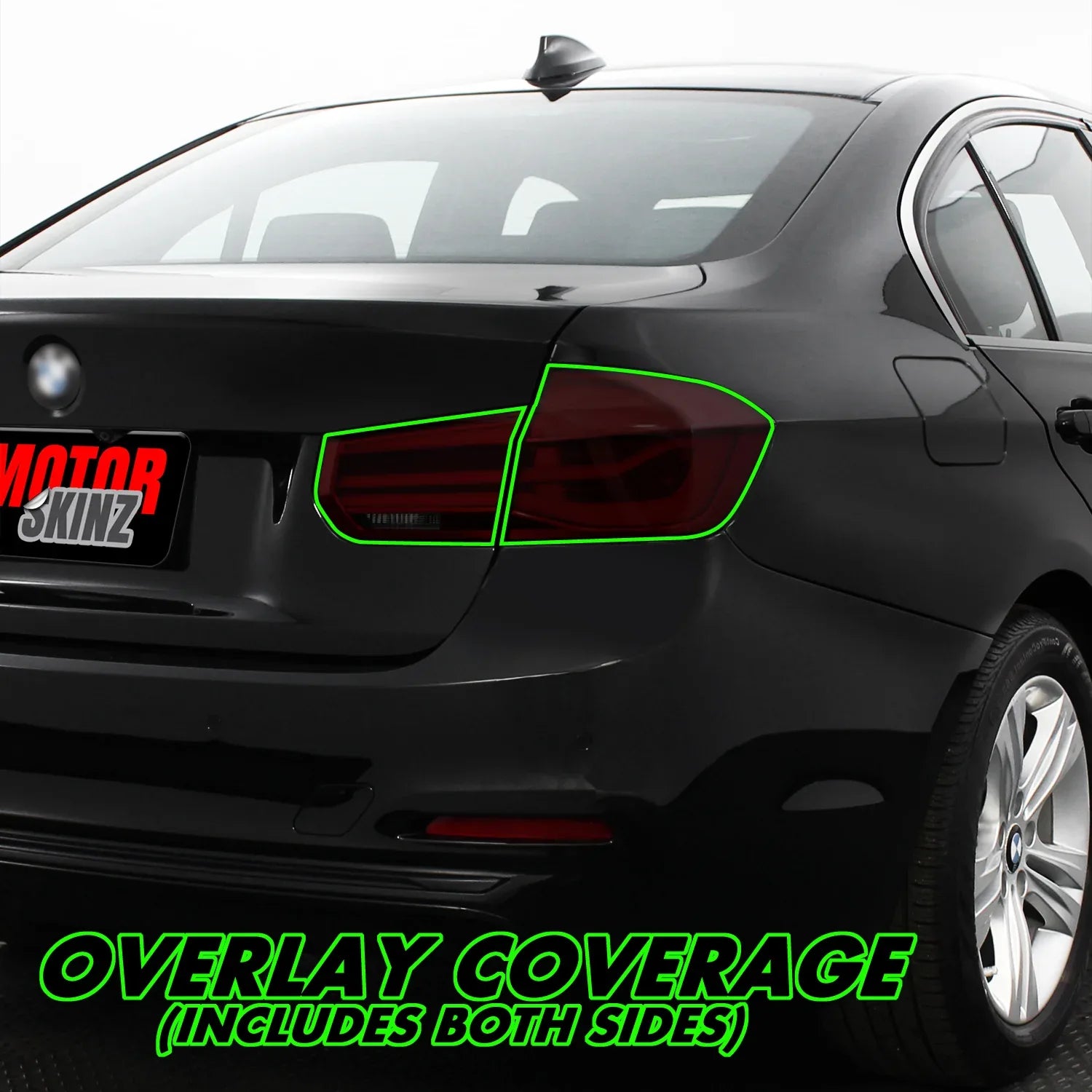 2012-2018 BMW 3 Series F30 Sedan | Tail Light PreCut Tint Overlays